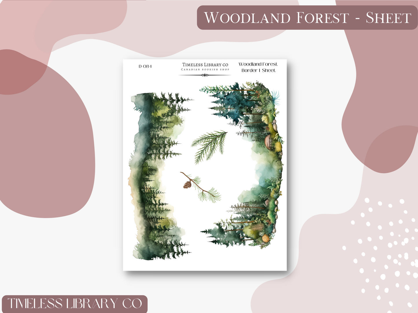 Woodland Forest Deco Set