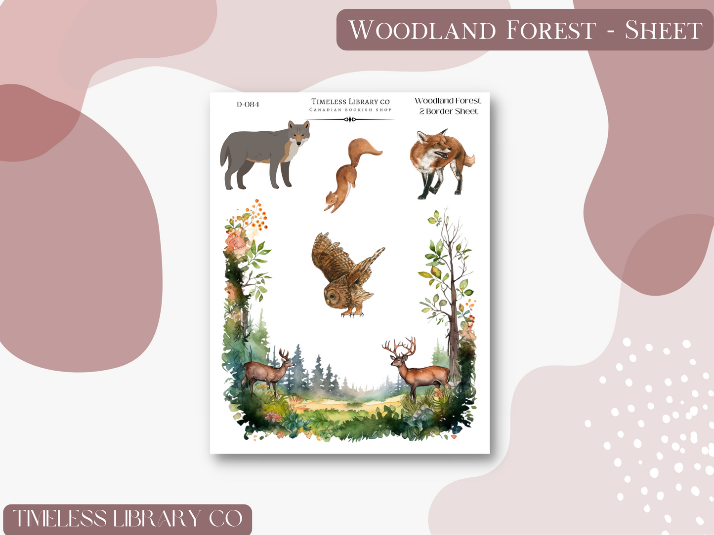 Woodland Forest Deco Set