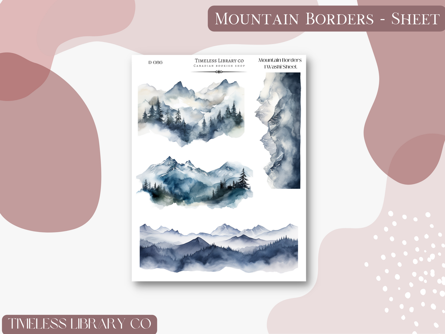 Mountain Borders Deco Set