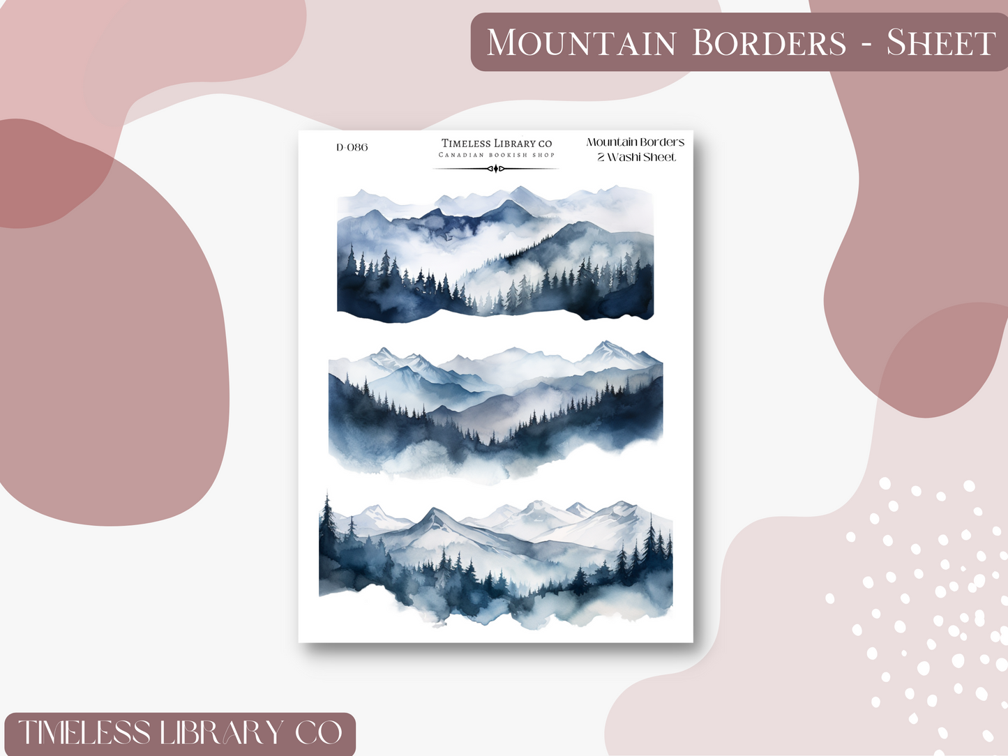 Mountain Borders Deco Set