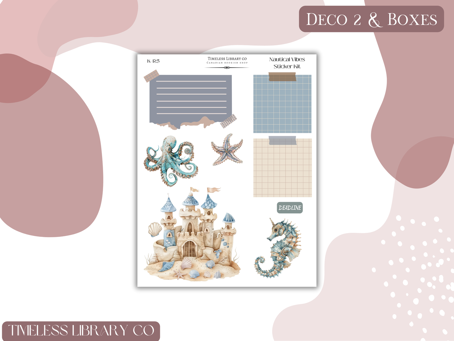 Nautical Vibes Vertical Sticker Kit