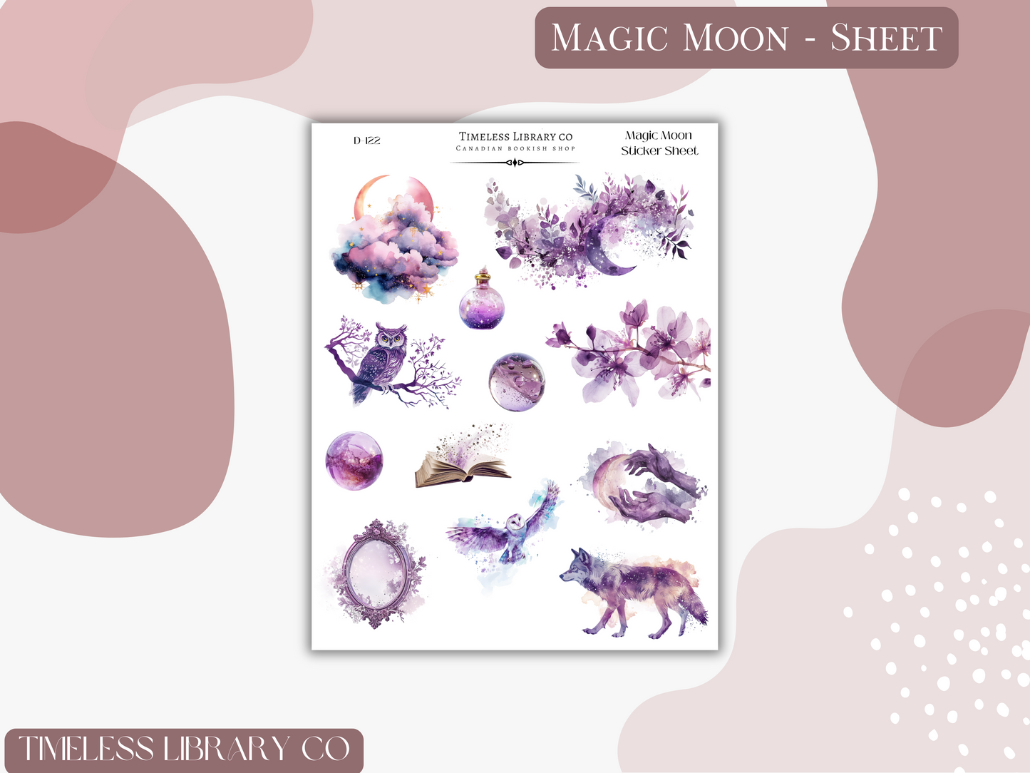 Magic Moon Sticker Sheet