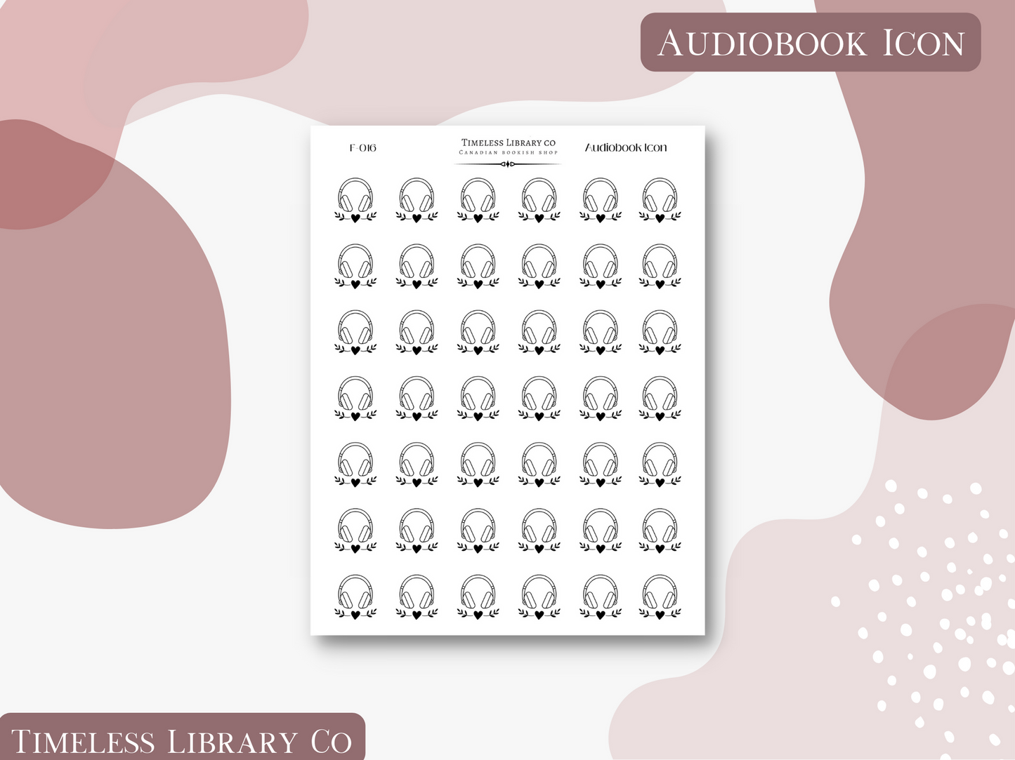 Audiobook Icon Sheet