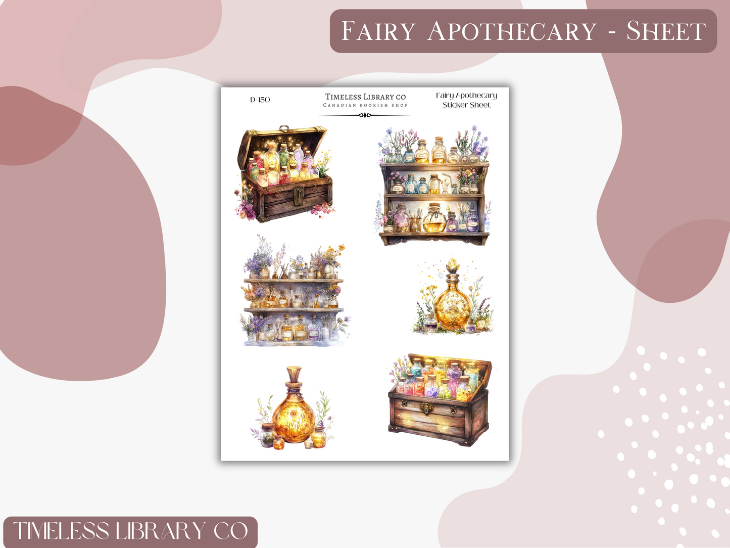 Fairy Apothecary Sticker Sheet
