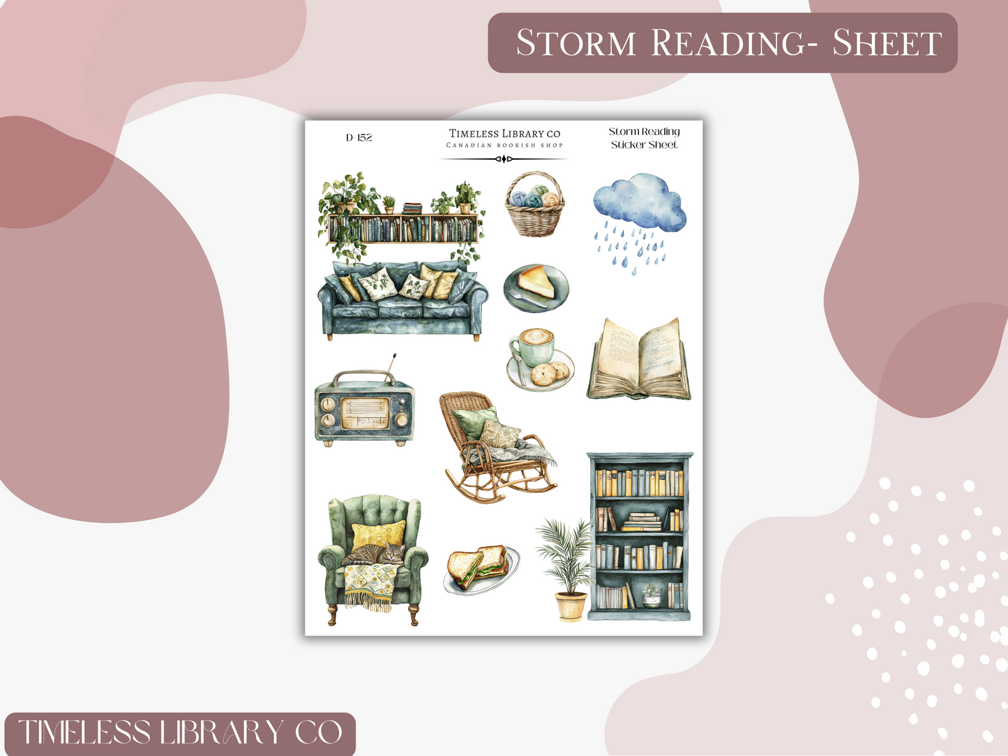 Storm Reading Sticker Sheet