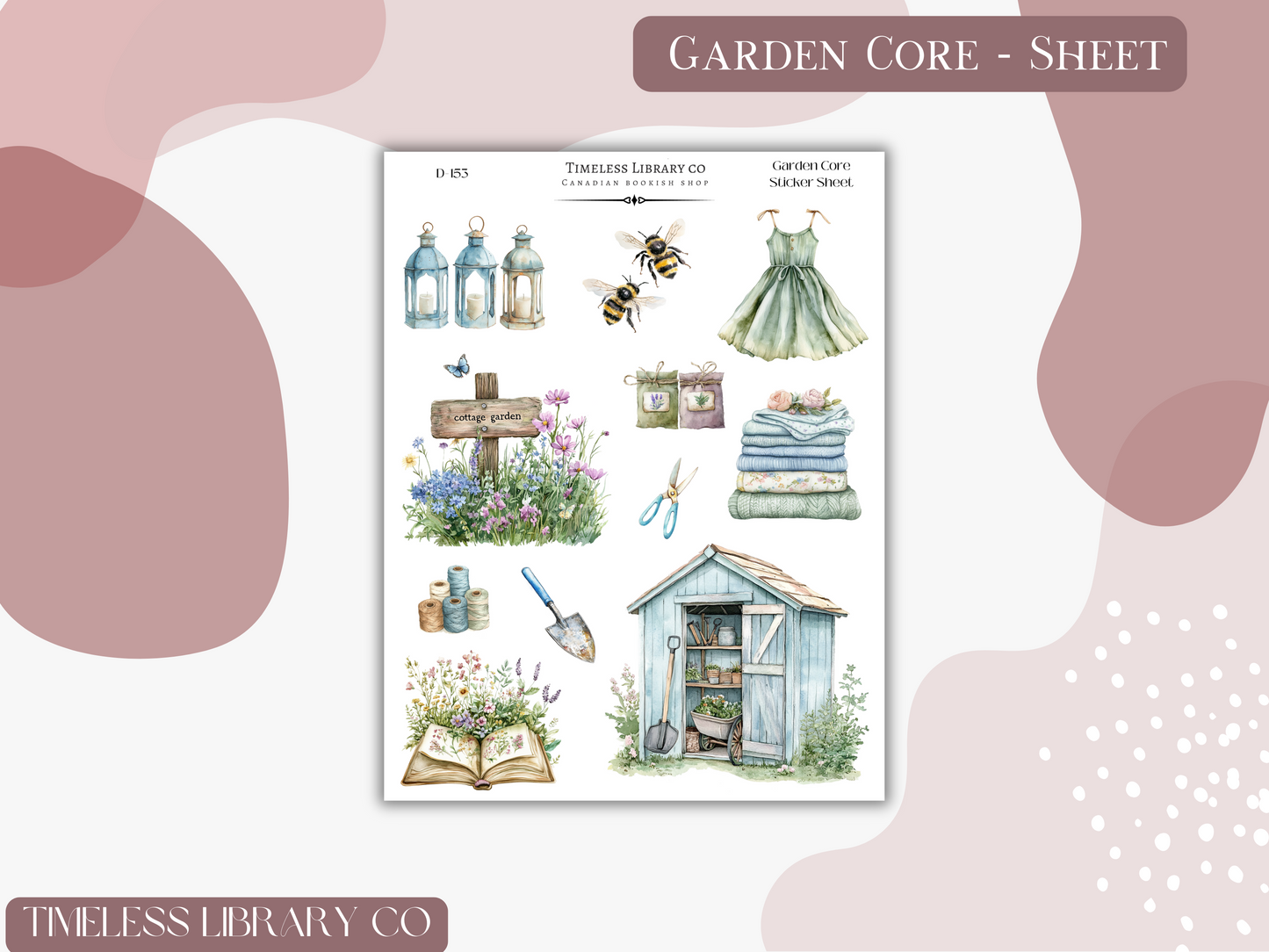 Garden Core Sticker Sheet