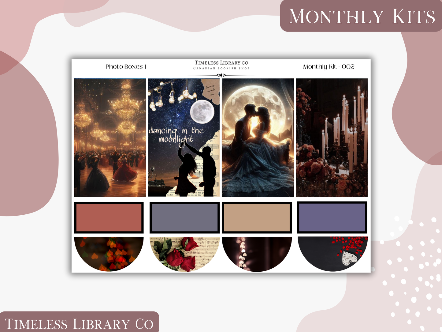 Midnight Romance Monthly Vertical Kit