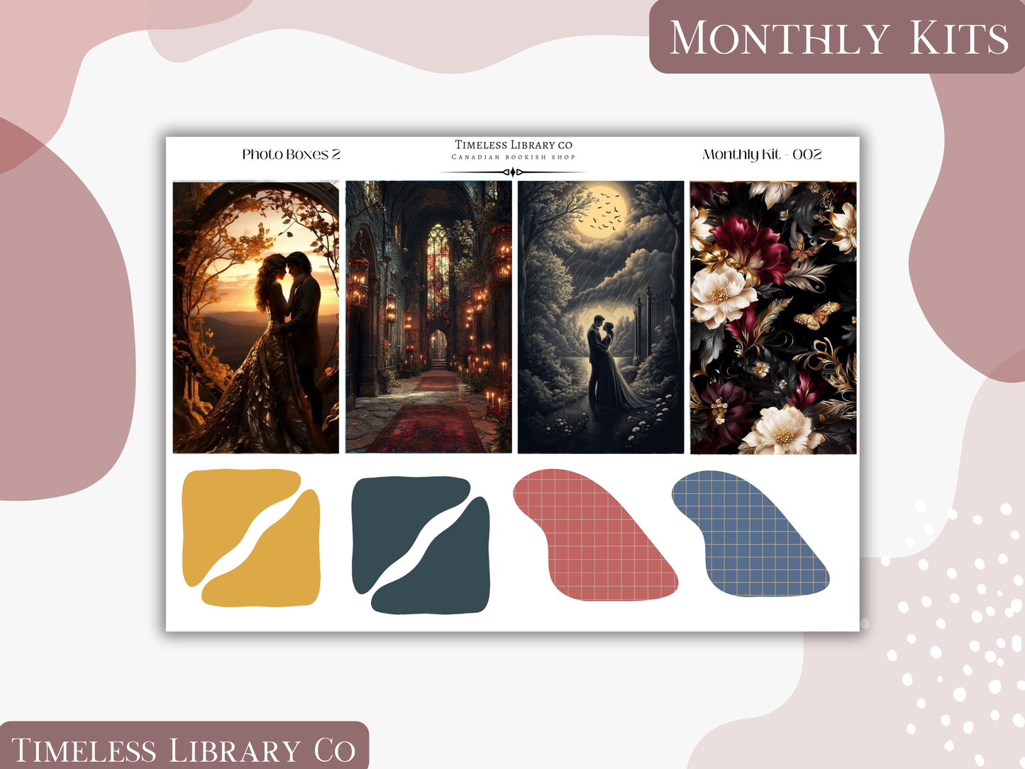 Midnight Romance Monthly Vertical Kit