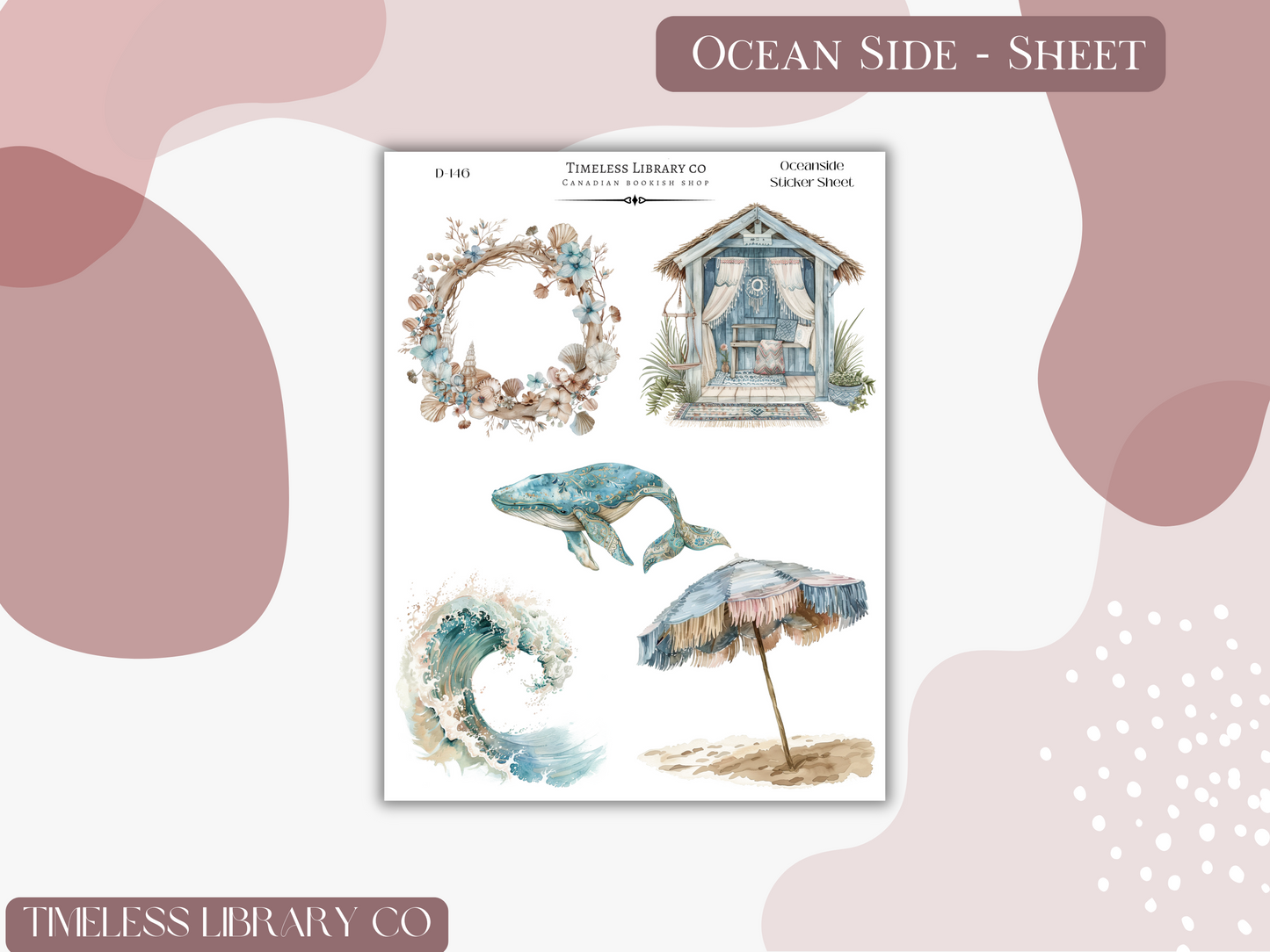 Oceanside Sticker Sheet