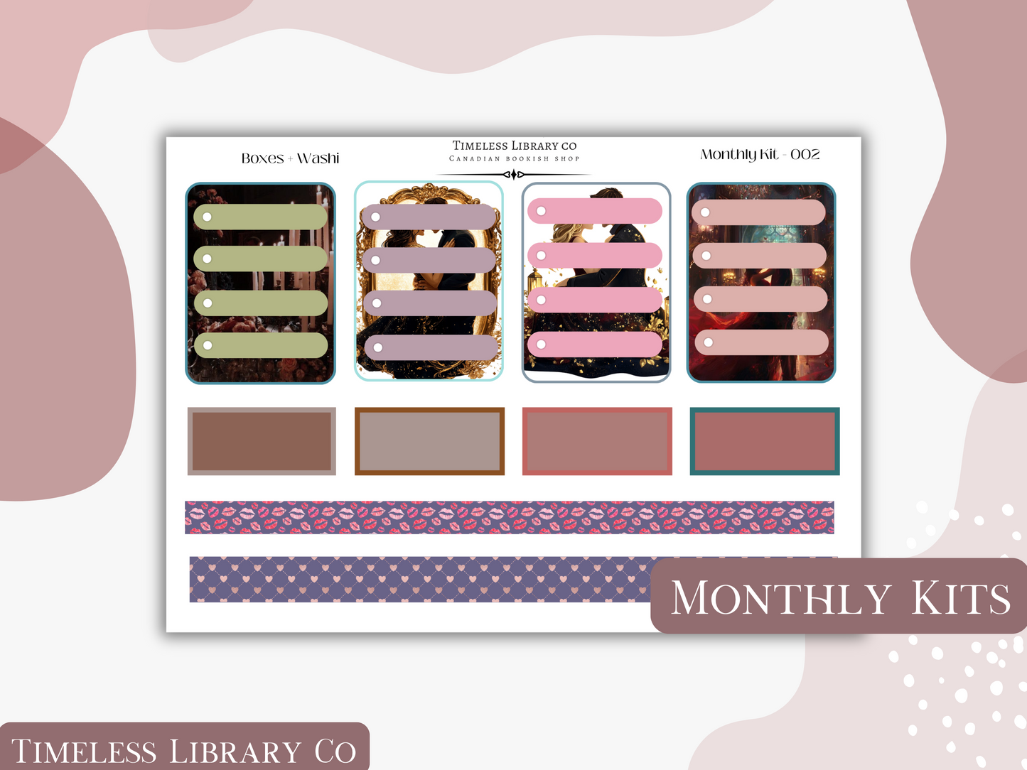 Midnight Romance Monthly Vertical Kit