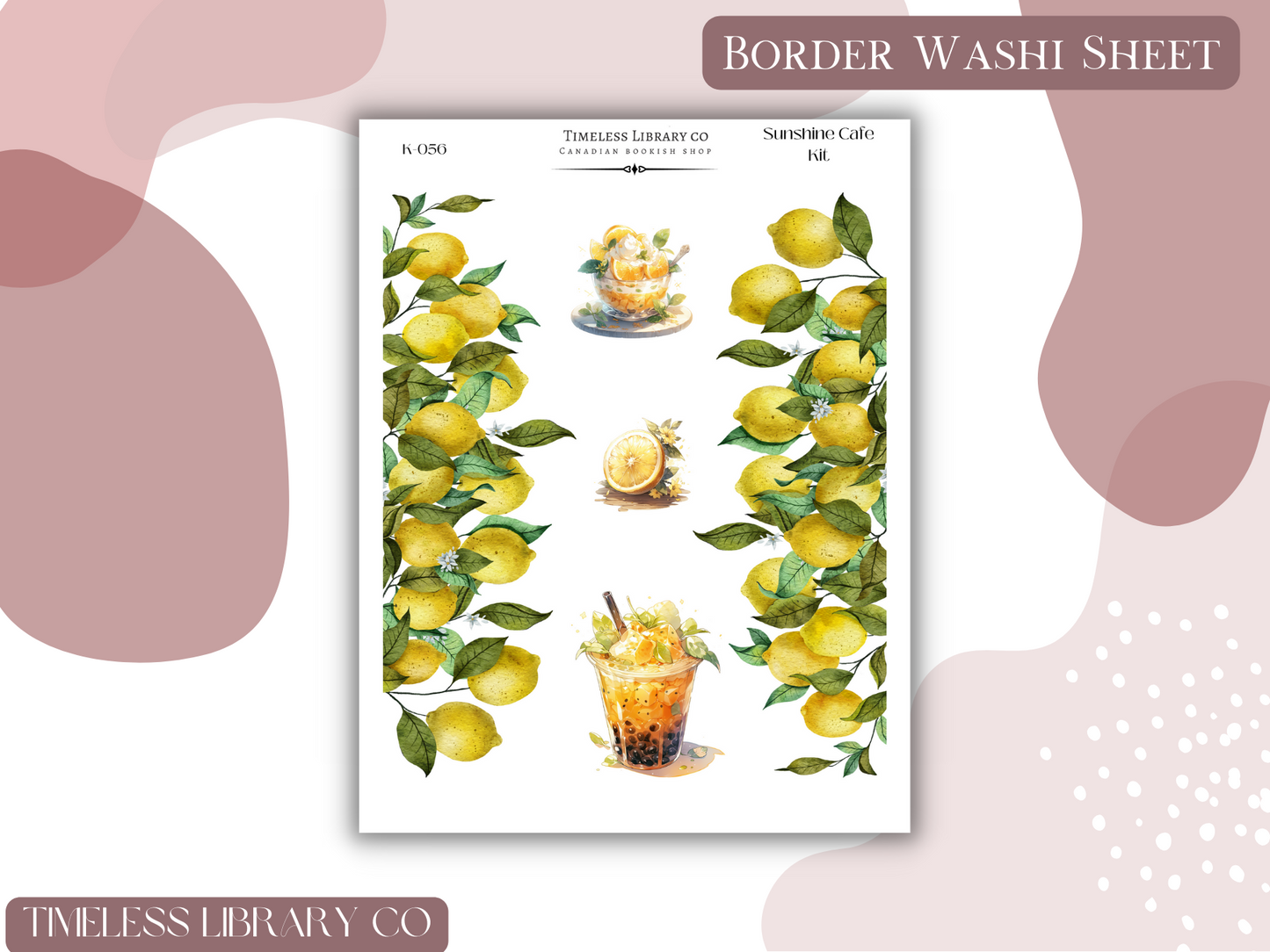 Sun Cafe Vertical Sticker Kit