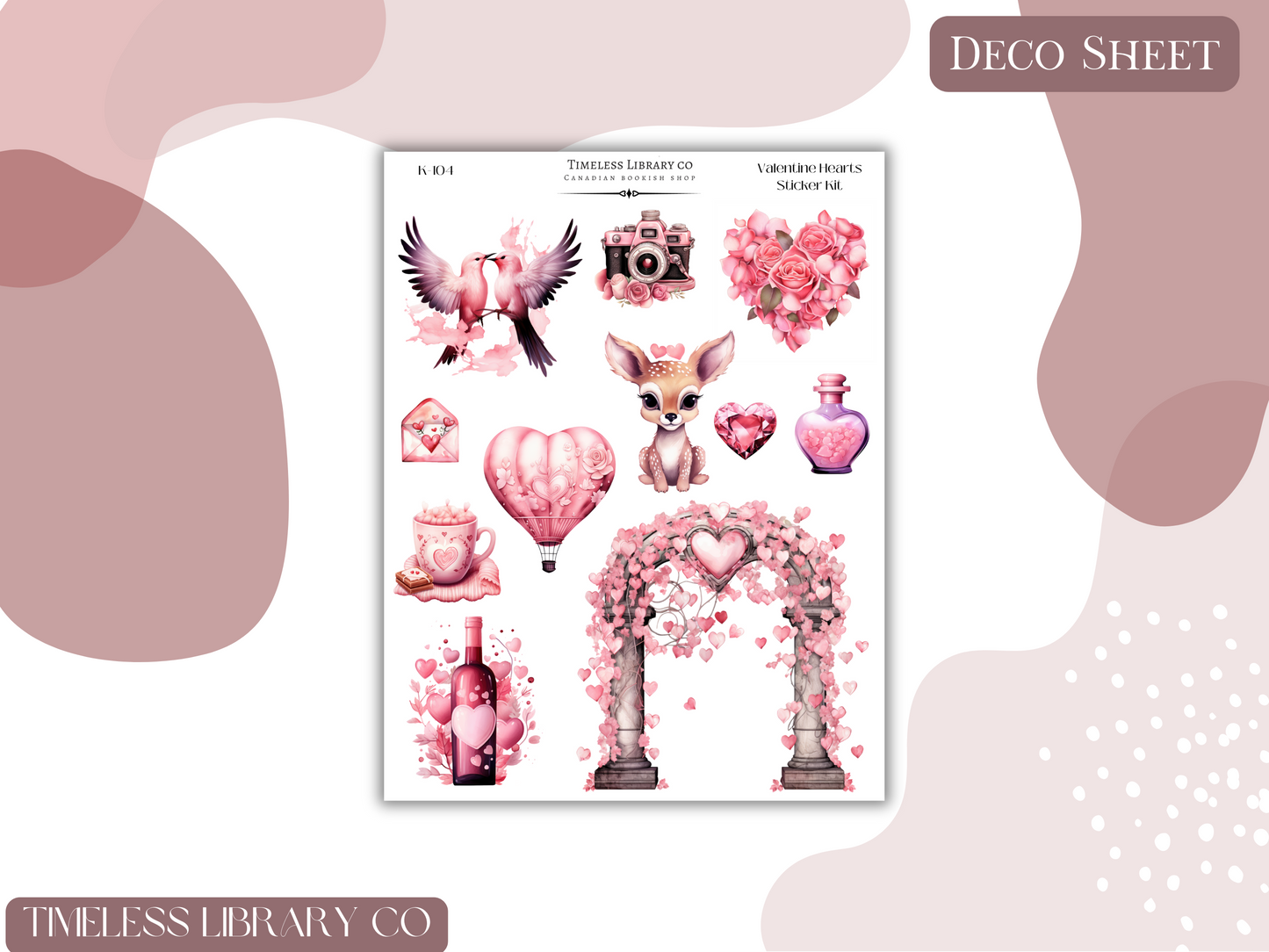 Valentine Hearts Vertical Kit