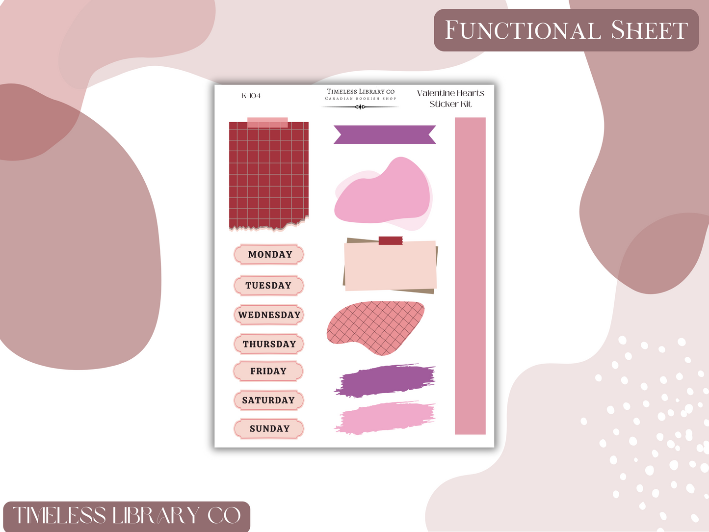 Valentine Hearts Vertical Kit