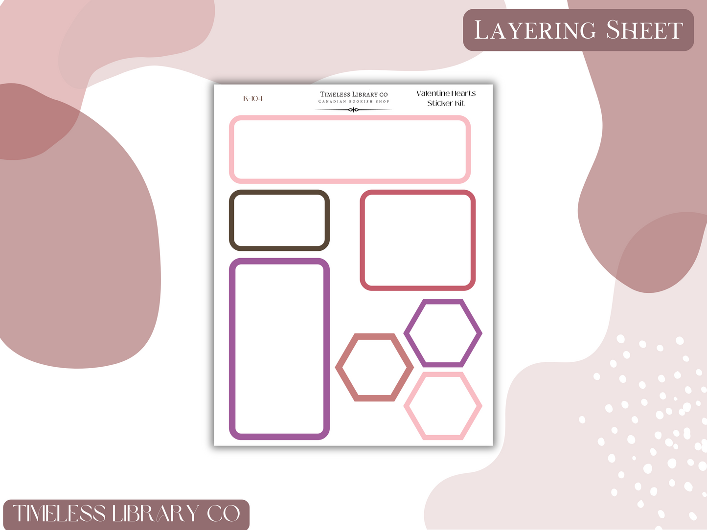 Valentine Hearts Vertical Kit