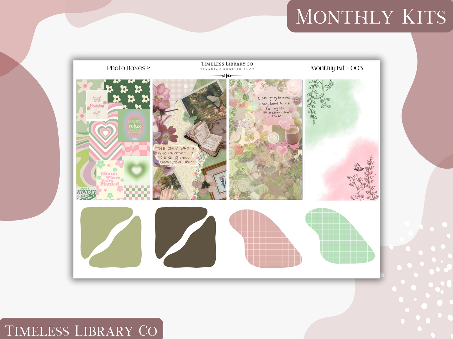 Groovy Spring Monthly Vertical Kit