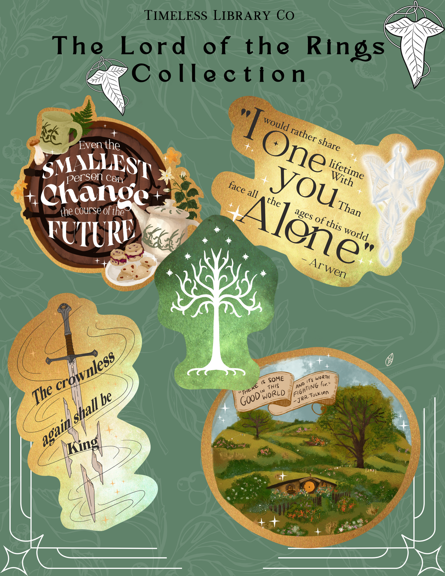 Lord of the Rings Sticker Pack (5 PCS)