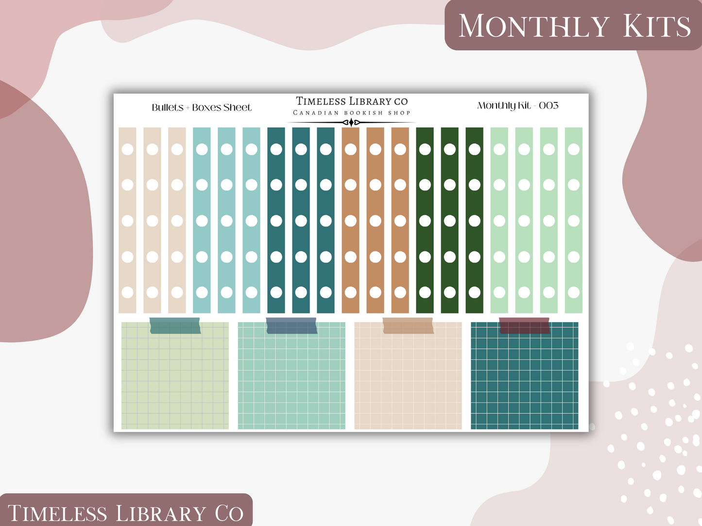 Groovy Spring Monthly Vertical Kit