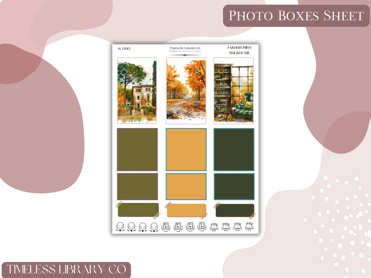 Autumn Bliss Vertical Sticker Kit
