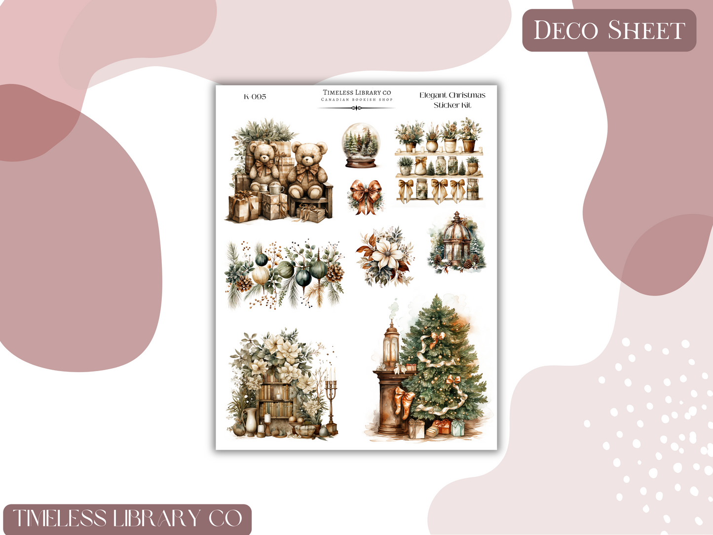 Elegant Christmas Vertical Kit