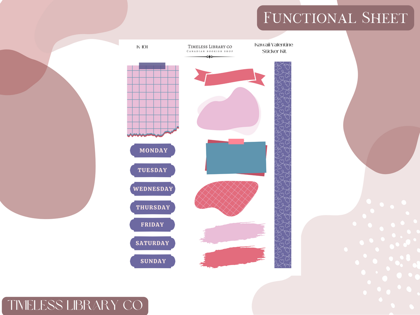 Kawaii Valentine Vertical Kit