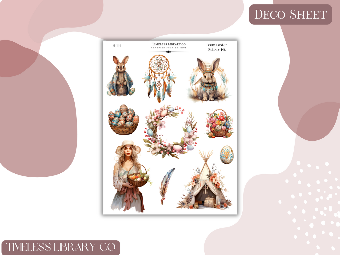 Boho Easter Vertical Sticker Kit (Copy)