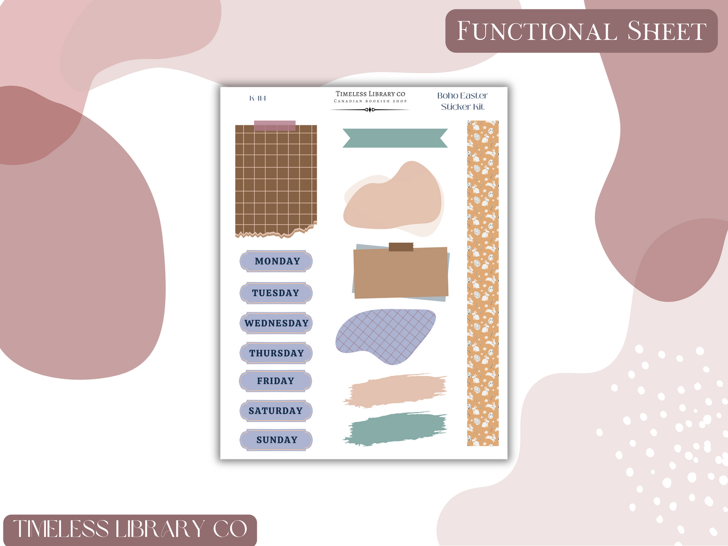 Boho Easter Vertical Sticker Kit (Copy)