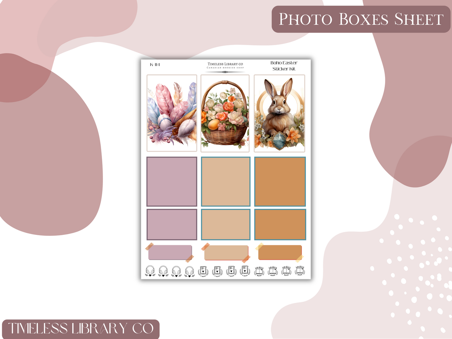 Boho Easter Vertical Sticker Kit (Copy)