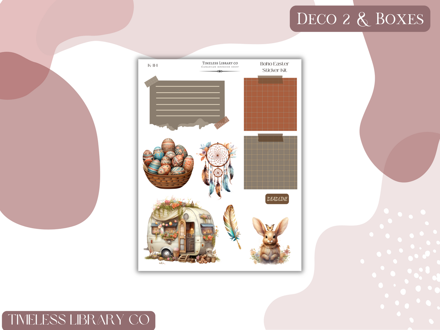 Boho Easter Vertical Sticker Kit (Copy)