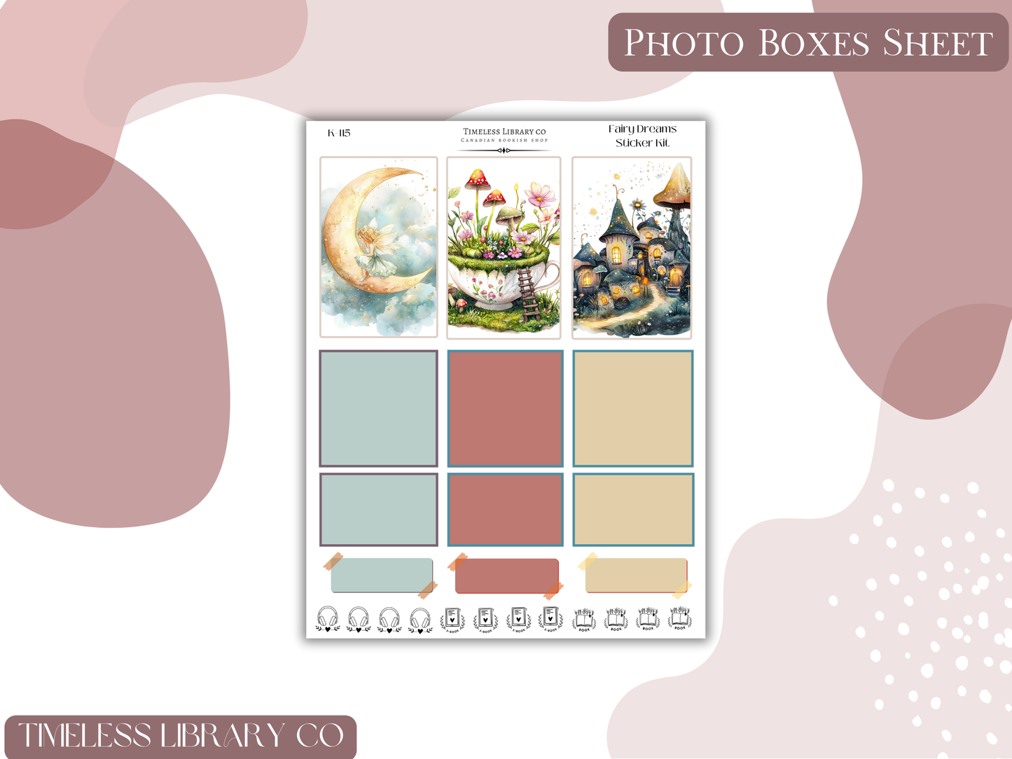 Fairy Dreams Vertical Sticker Kit