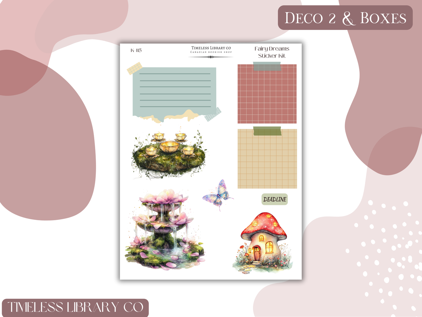 Fairy Dreams Vertical Sticker Kit