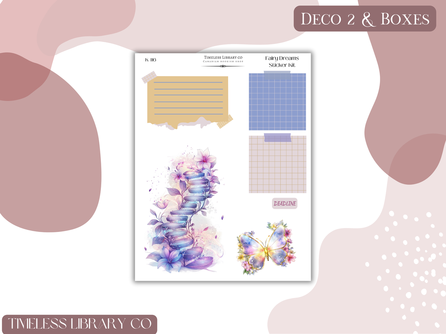 Midnight Fairy Vertical Sticker Kit