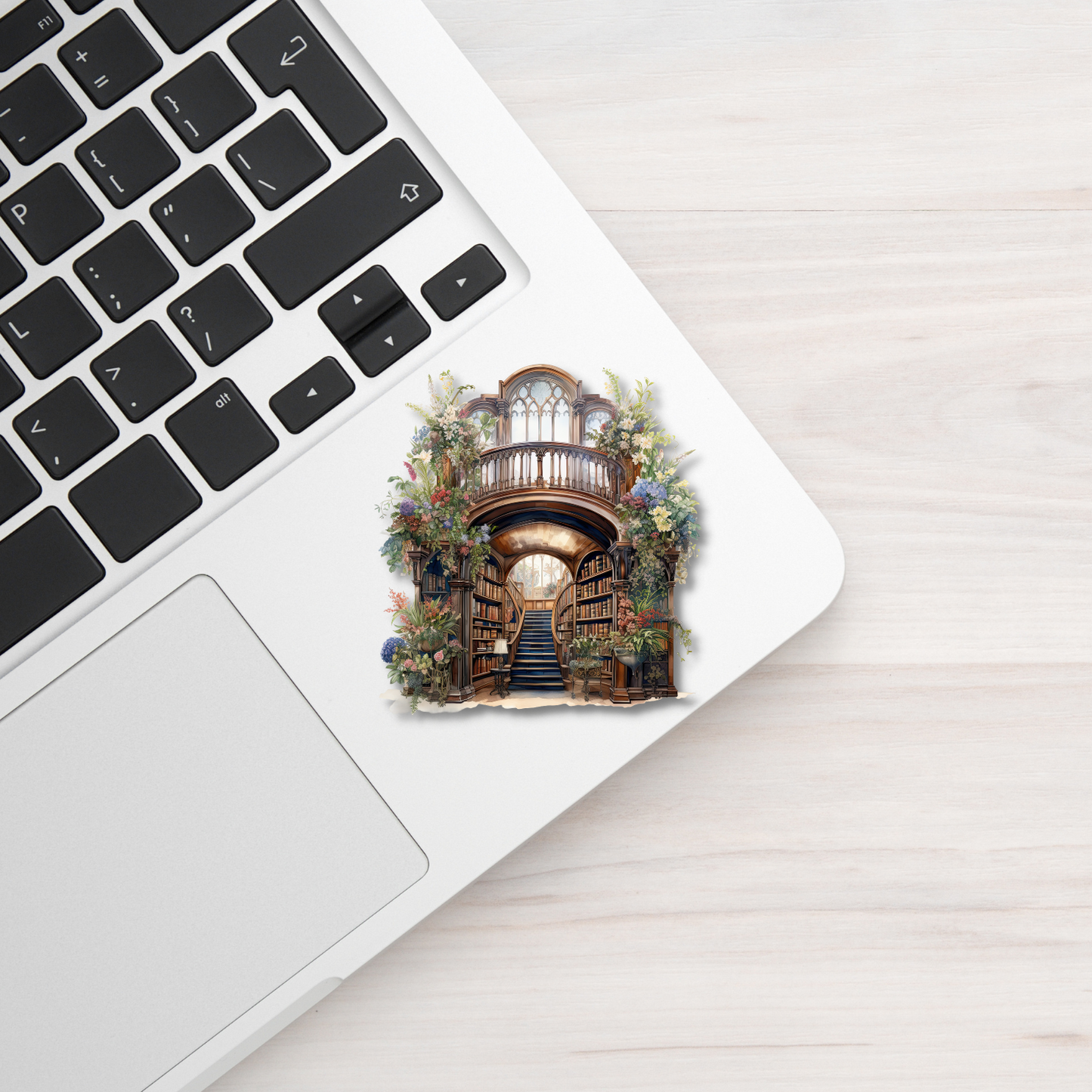 Magical Spring Library Vinyl Die Cut