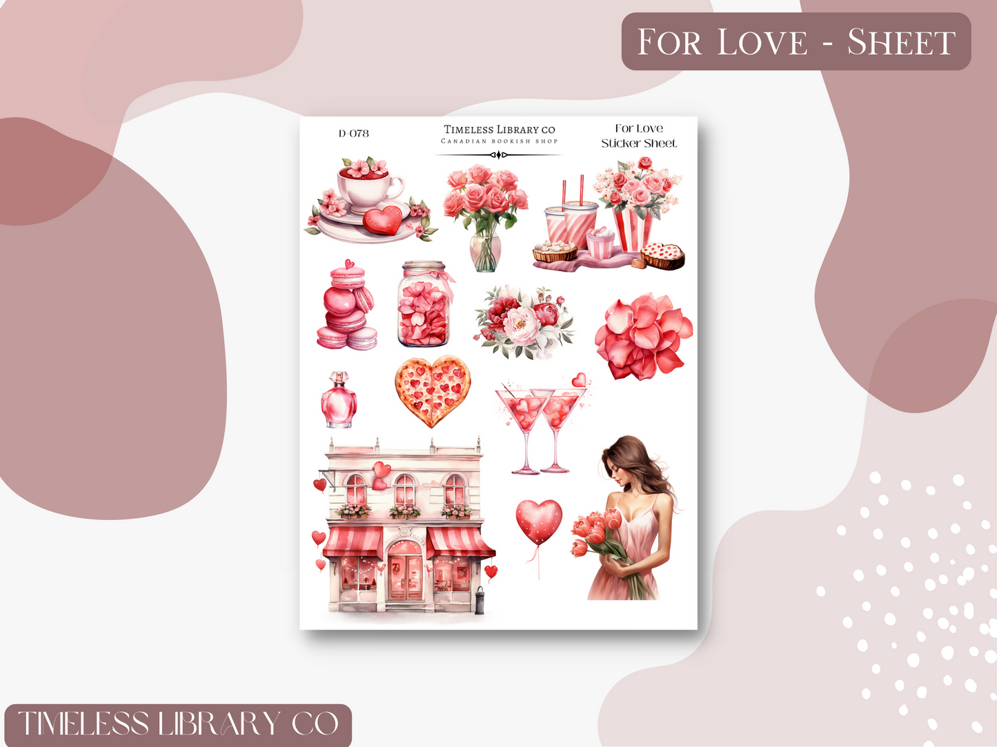 For Love Sticker Sheet