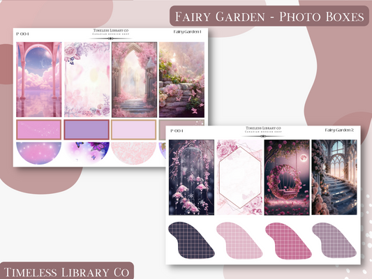 Fairy Garden Photo Boxes Set