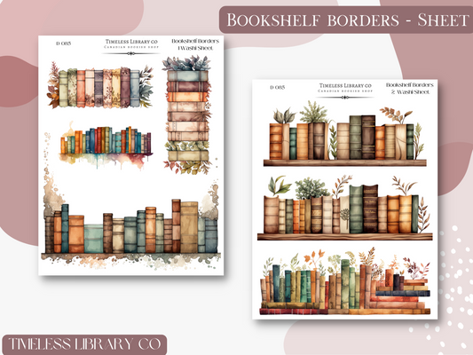 Bookshelf Borders Deco Set