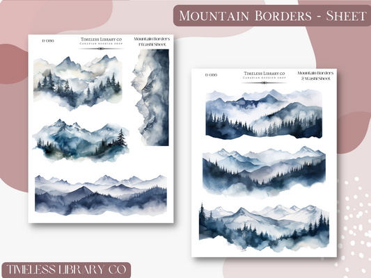 Mountain Borders Deco Set