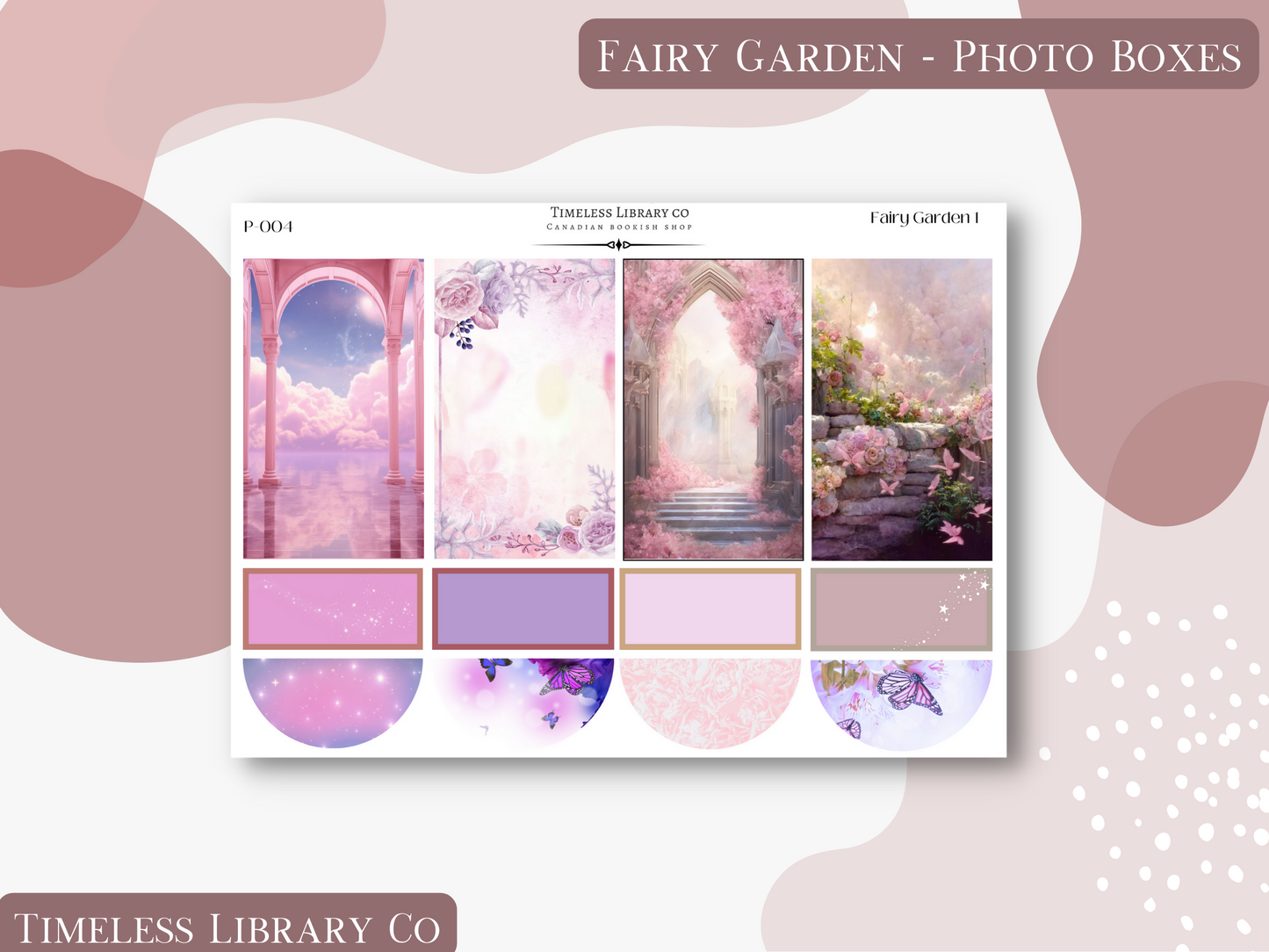 Fairy Garden Photo Boxes Set