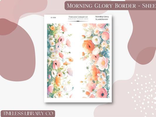 Morning Glory Sticker Sheet