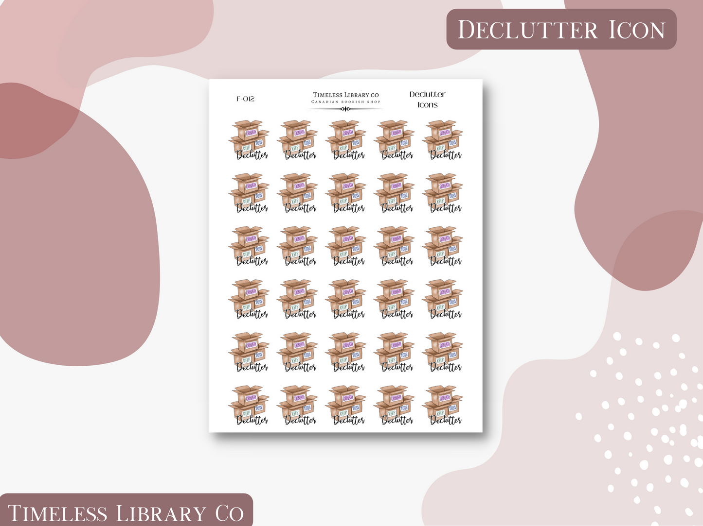Declutter Icon Sheet