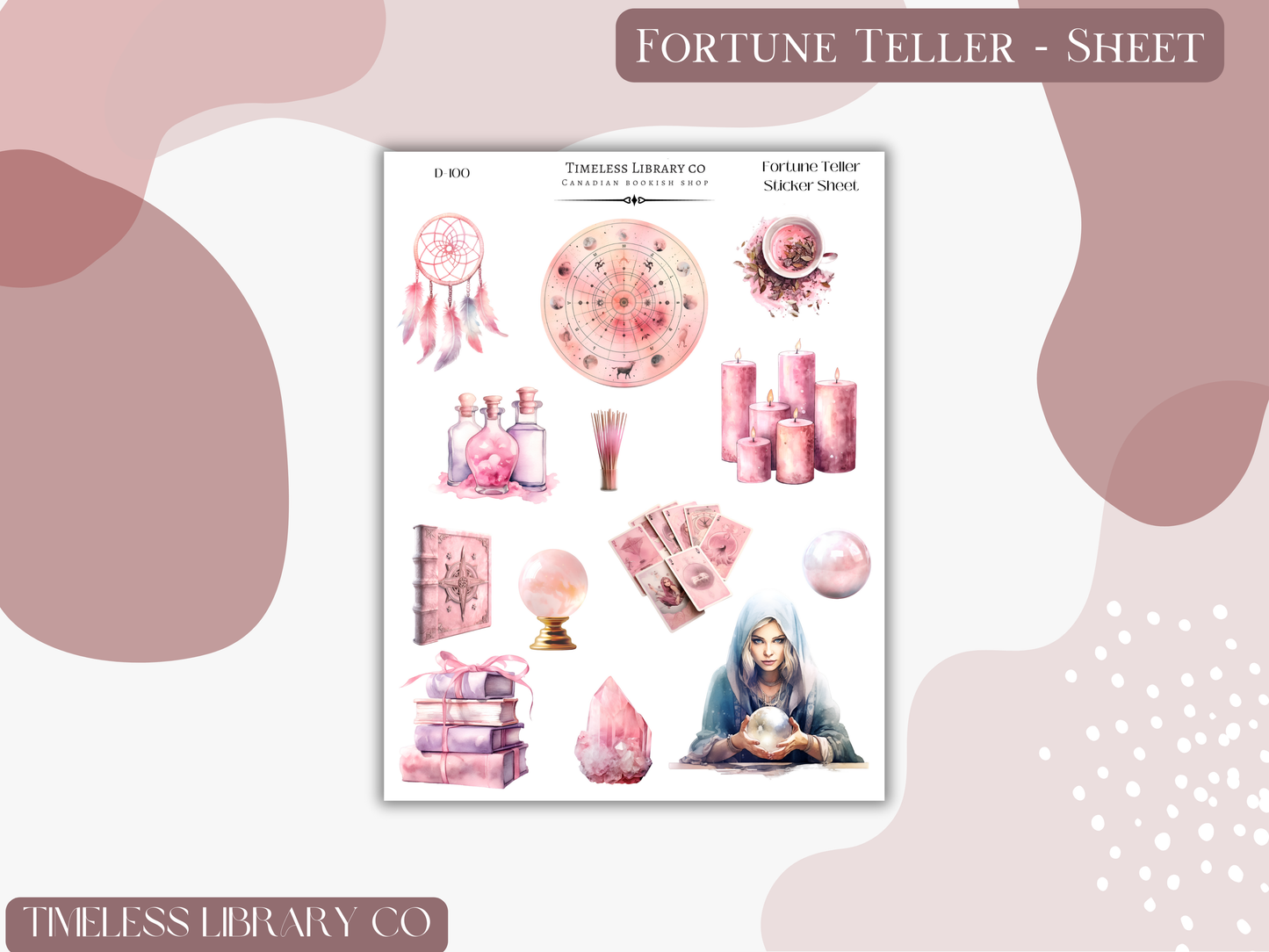 Fortune Teller Sticker Sheet
