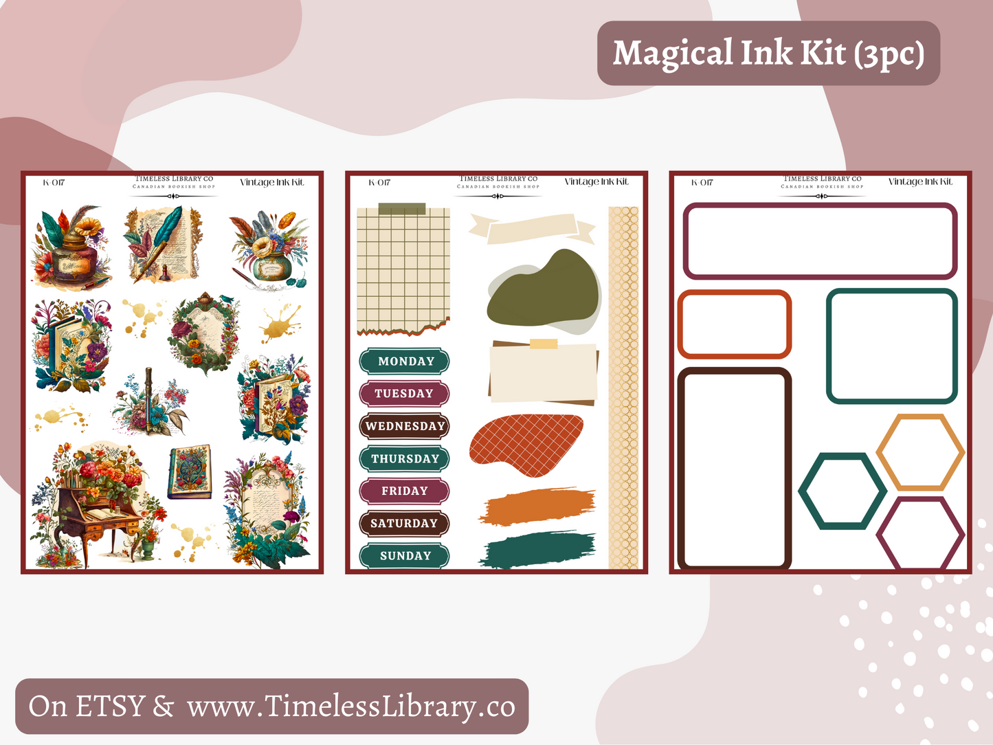 Vintage Ink Vertical Kit