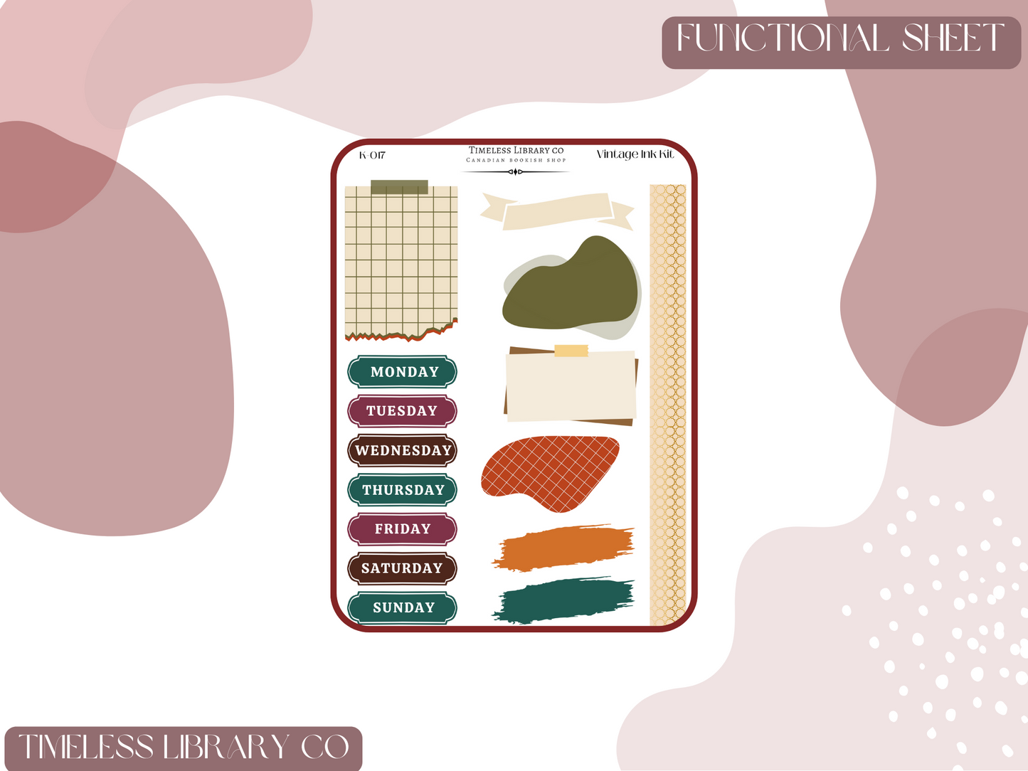 Vintage Ink Vertical Kit