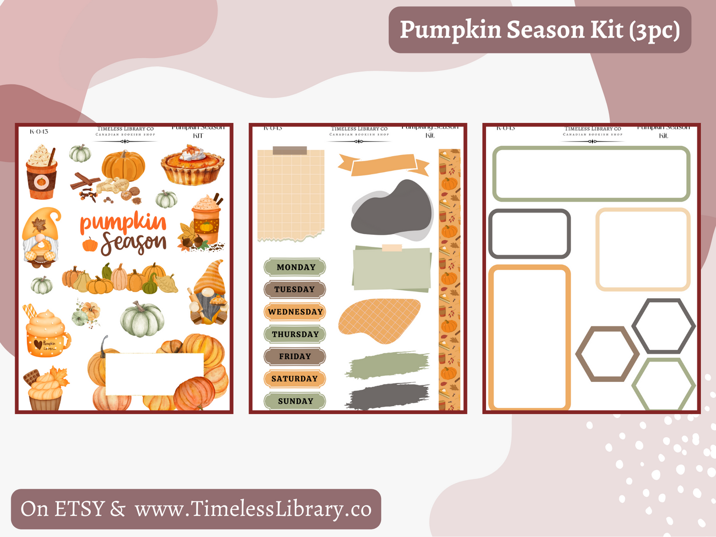 Pumpkin Season Vertical Kit
