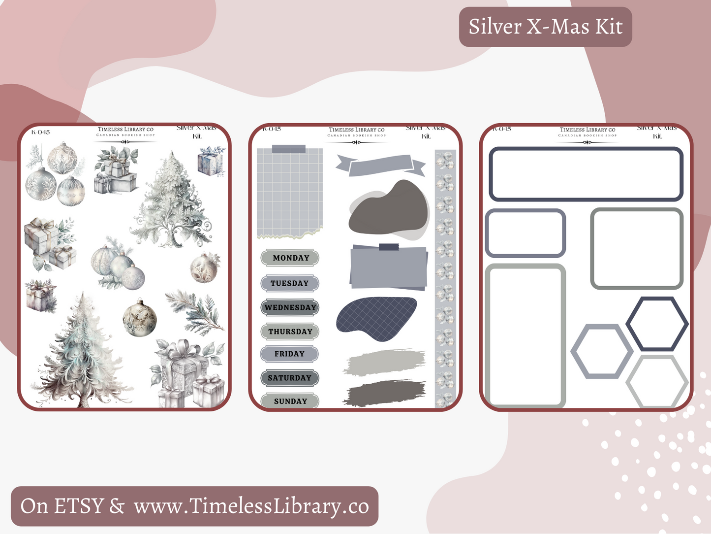 Silver X-Mas Vertical Kit