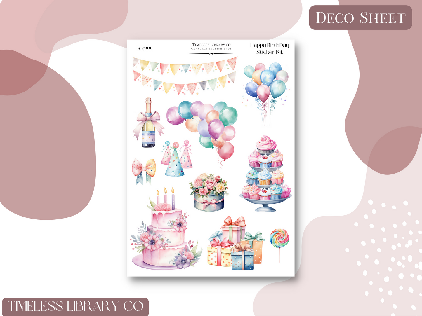 Happy Birthday Vertical Kit