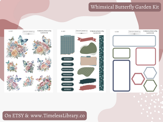 Whimsical Butterfly Garden Vertical Kit