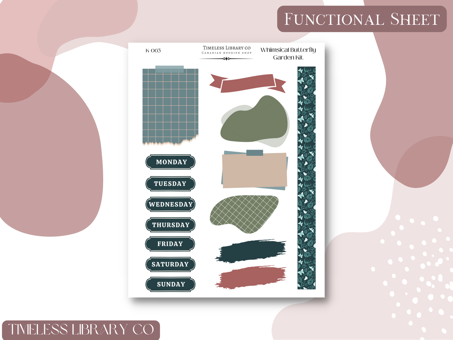 Whimsical Butterfly Garden Vertical Kit