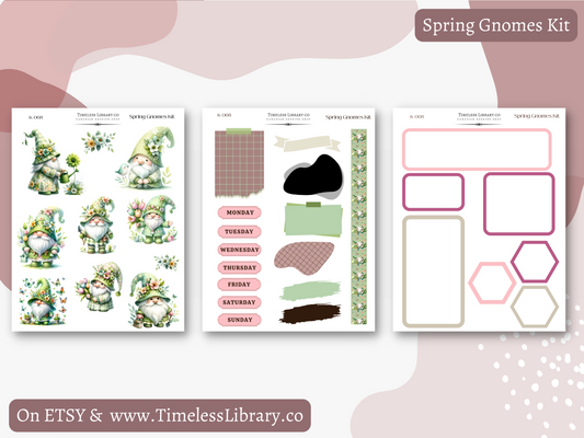 Spring Gnomes Vertical Kit