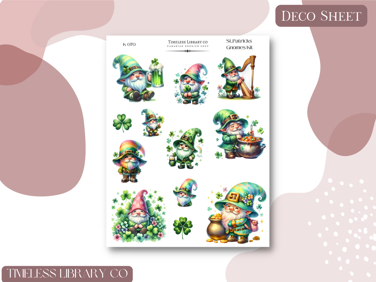 St Patricks Gnomes Vertical Kit