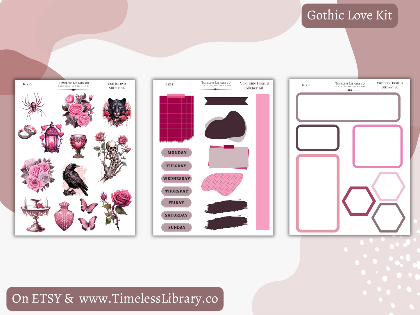 Gothic Love Vertical Kit